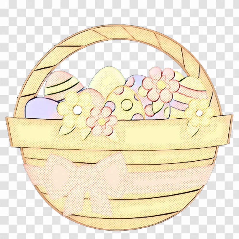 Product Design Basket - Yellow - Easter Egg Transparent PNG