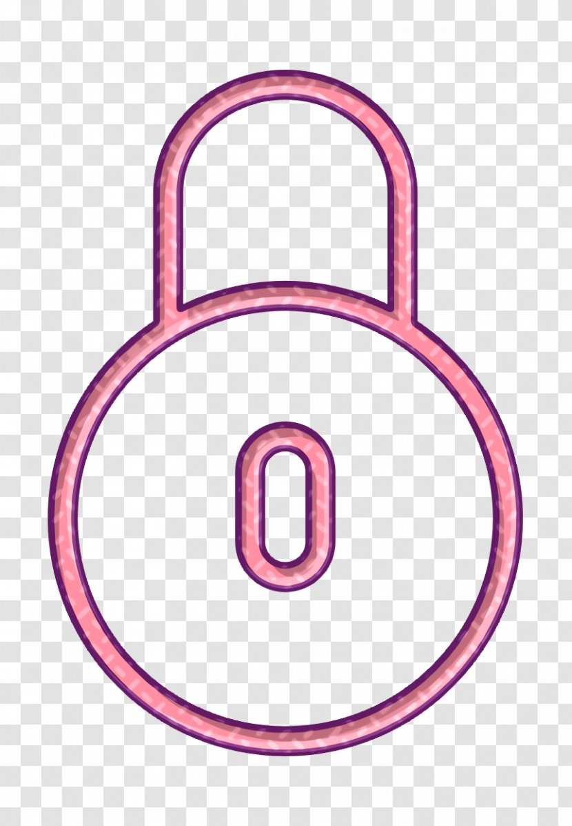 Essential Set Icon Locked Lock - Hardware Accessory Padlock Transparent PNG