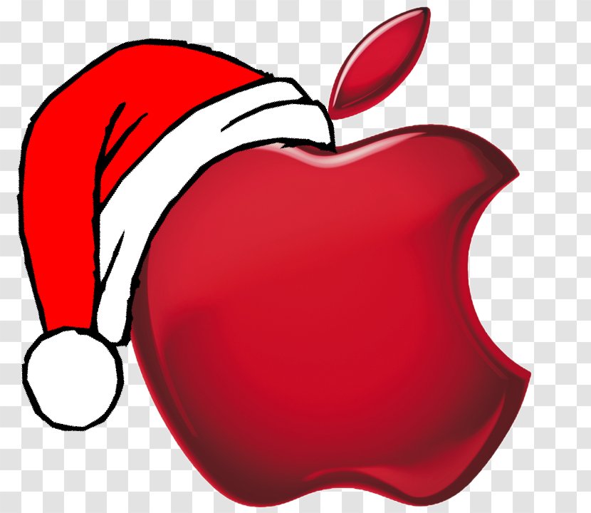 Macintosh Christmas Apple Logo Clip Art - Silhouette - Logos Transparent PNG