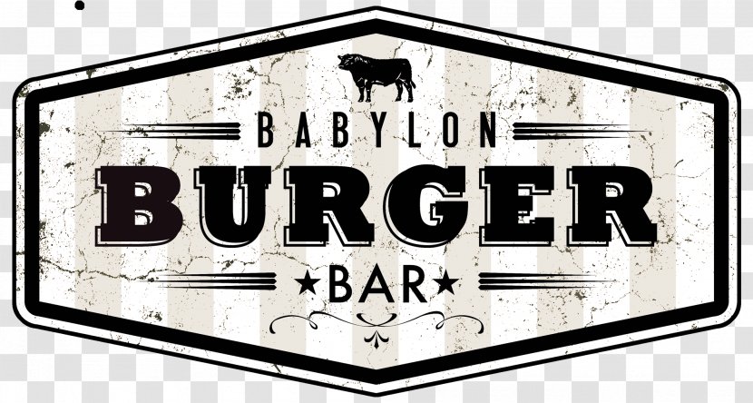 Babylon Burger Bar Hamburger Gino's Pizza Of Restaurant Food - Rectangle - Simple Transparent PNG