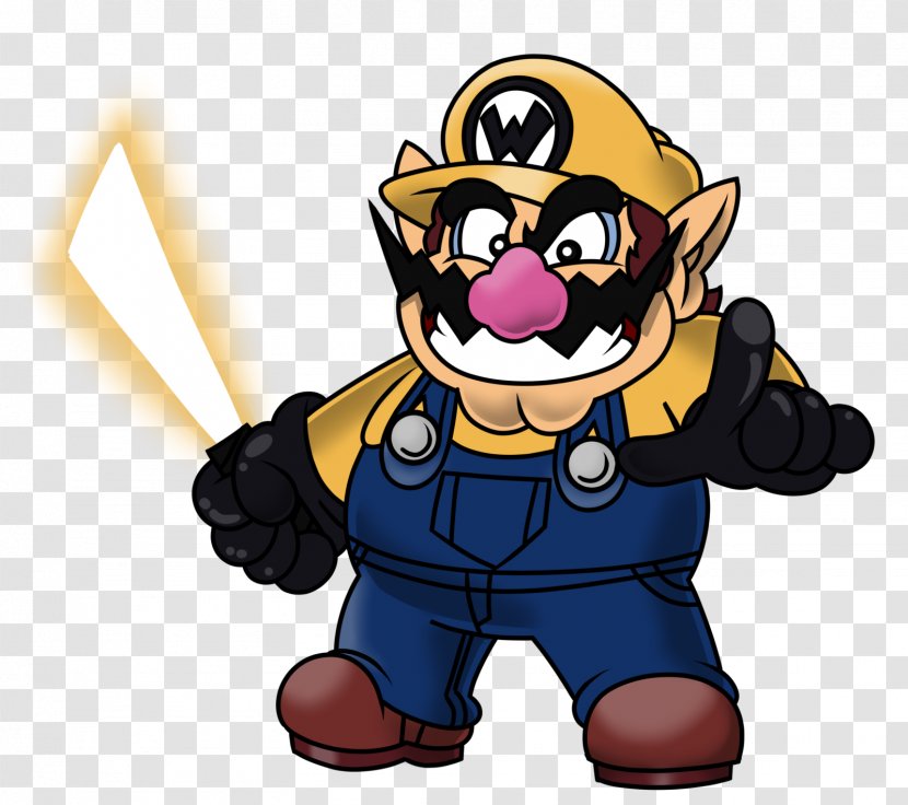 Mario Bros. Luigi Wario Character - Stupid Transparent PNG
