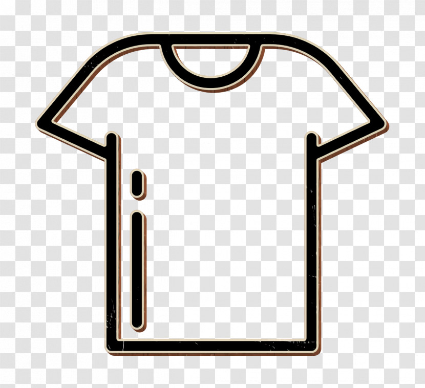 Hotel Mega  Linear Icon Shirt Icon Transparent PNG