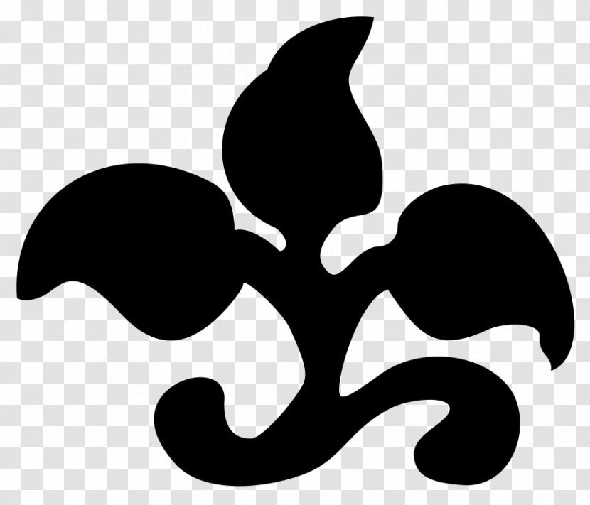 Leaf Silhouette - Black M - Wing Symbol Transparent PNG