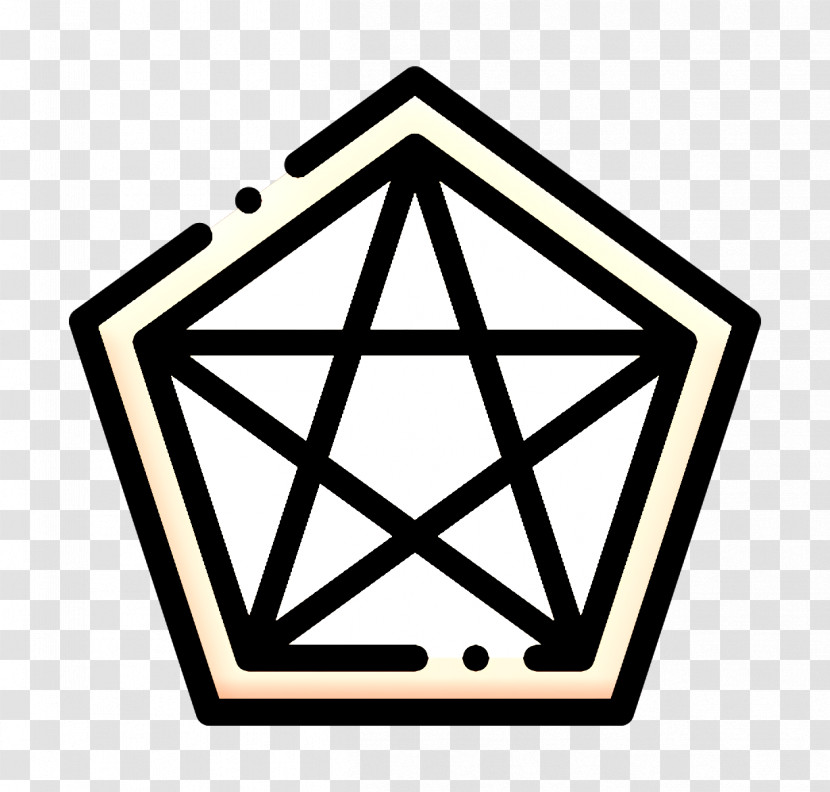 Shapes And Symbols Icon Pentagram Icon Esoteric Icon Transparent PNG