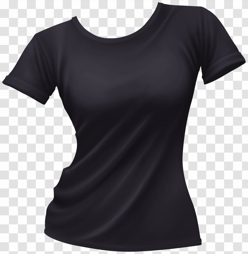 T-shirt Top Clothing - Crew Neck - Lady Transparent PNG