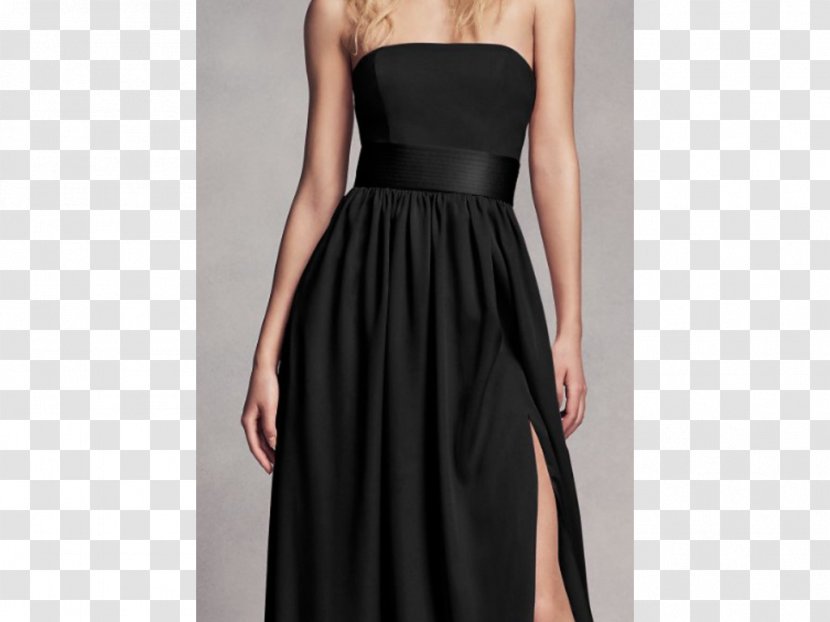Little Black Dress Shoulder Satin Gown Transparent PNG