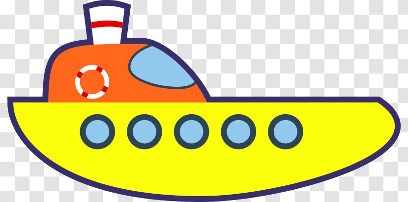 Clip Art Vector Graphics Boat Ship Image - Yellow - Open Seas Transparent PNG