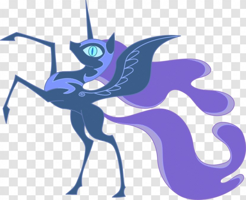 Princess Luna Celestia Pinkie Pie Winged Unicorn Nightmare - Violet - Moon Transparent PNG