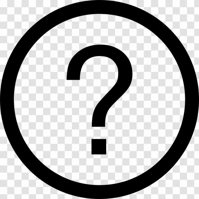 Clip Art Question Mark - Area - Help Icon Transparent PNG
