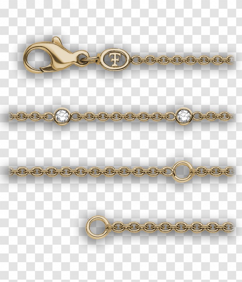 Chain Colored Gold Bracelet Metal - Golden Transparent PNG