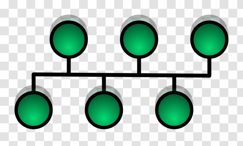 Bus Network Topology Computer Star - Diagram Transparent PNG