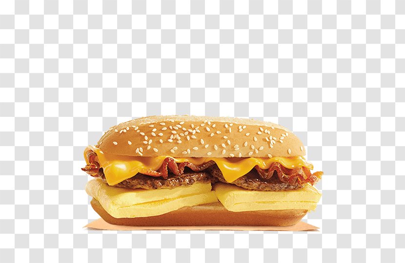 Breakfast Sandwich Hamburger Fast Food Chicken - Junk Transparent PNG