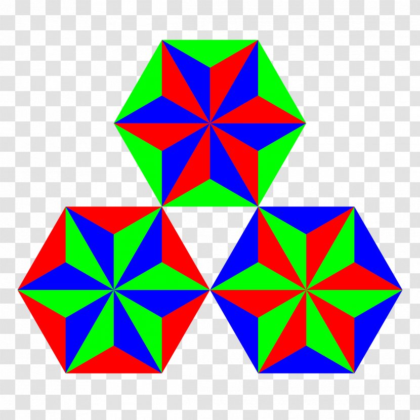 Penrose Triangle Hexagon Clip Art - Hexagram - Triangles Transparent PNG