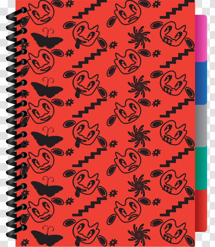 Visual Arts Pattern Font RED.M - Orange - Notebook Transparent PNG