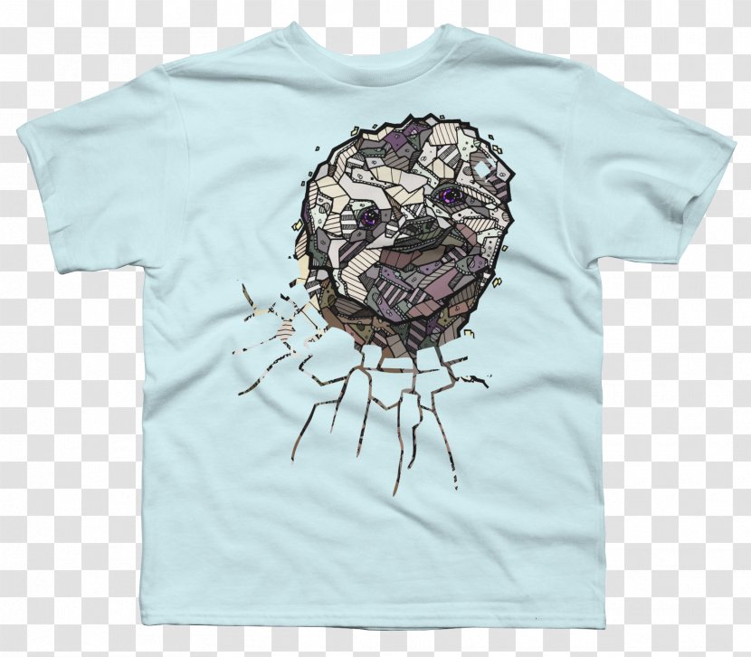 Printed T-shirt Hummingbird Sleeve - Polo Shirt - Sloth Design Transparent PNG