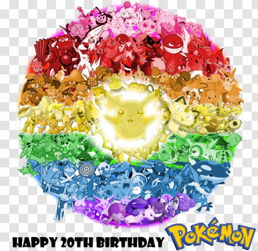 Pokémon X And Y Happy Birthday To You Flower Bouquet - Pokemon - 5 Transparent PNG