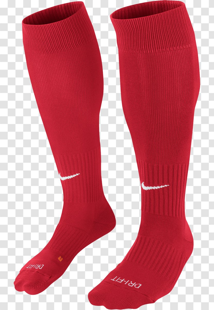 Sock Nike T-shirt Adidas Clothing - Red Transparent PNG