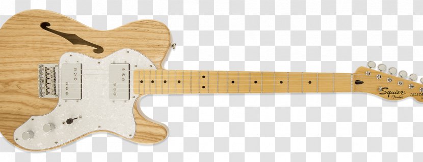 Squier Fender Telecaster Thinline Electric Guitar Musical Instruments - Bullet Transparent PNG