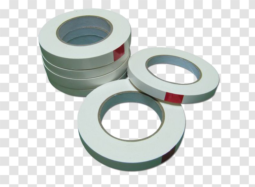 Adhesive Tape Paper Natural Rubber Polyvinyl Chloride - Material - Doublesided Transparent PNG