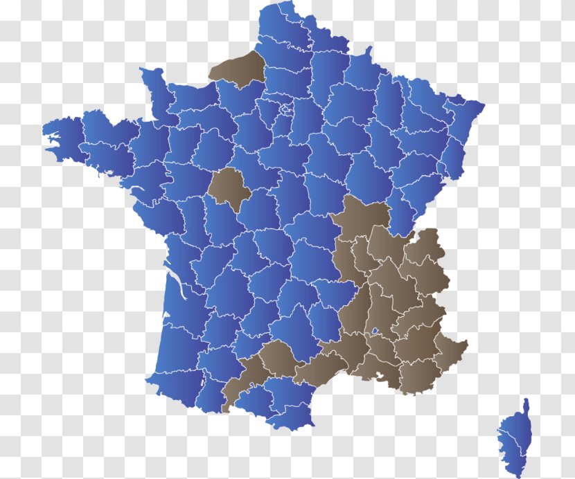 France Blank Map - Flag Of Transparent PNG