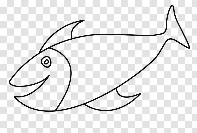 Fish Ausmalbild Animal Coloring Book Line Art - Fisch Transparent PNG