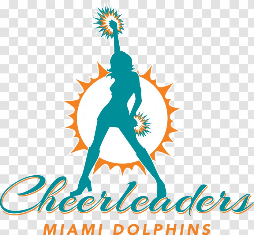 Miami Dolphins Cheerleaders Hard Rock Stadium NFL Cheerleading - American Football - Cheer Transparent PNG