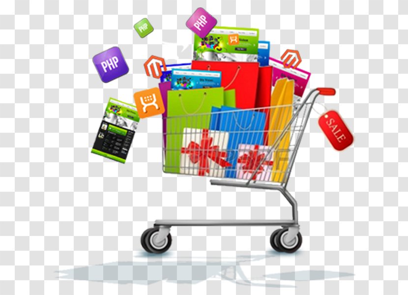 Web Development E-commerce Shopping Cart Software Online - Bags Trolleys - Business Transparent PNG