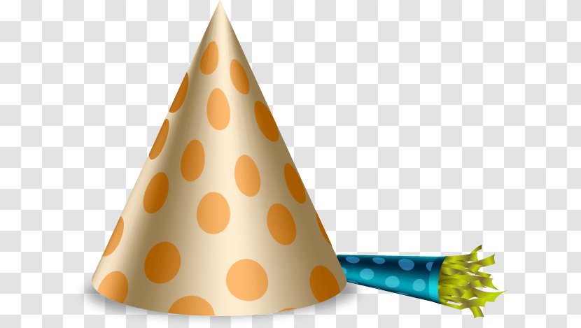 Aerials Gymnastics Party Hat Birthday - Bonnet - GOLD PARTY Transparent PNG