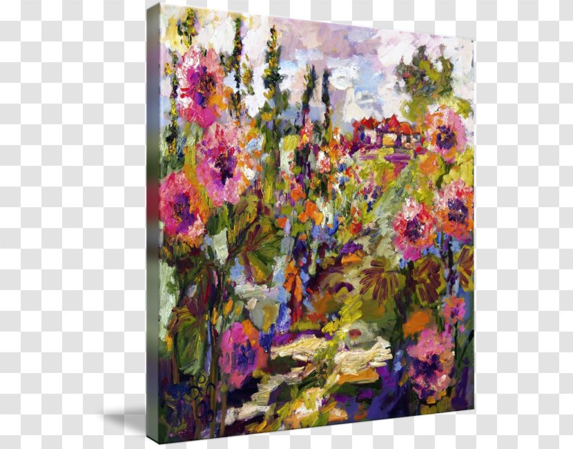 Floral Design Acrylic Paint Impressionism Modern Art Watercolor Painting - Flower Bouquet Transparent PNG