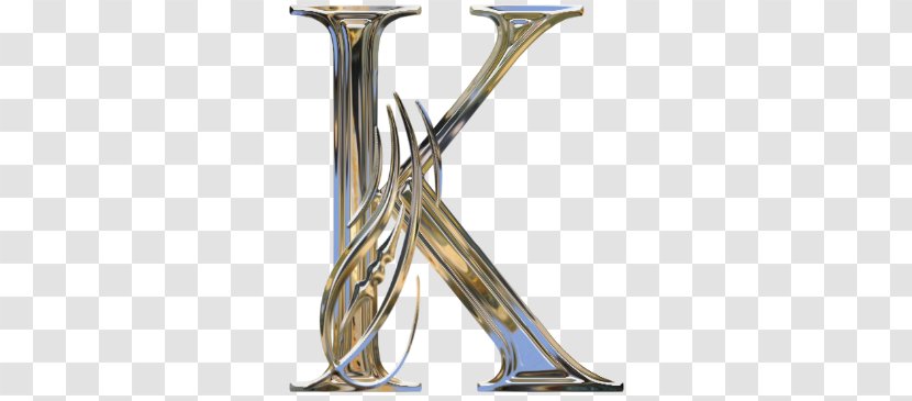 Lettering Tat Alphabet K - Monogram Transparent PNG