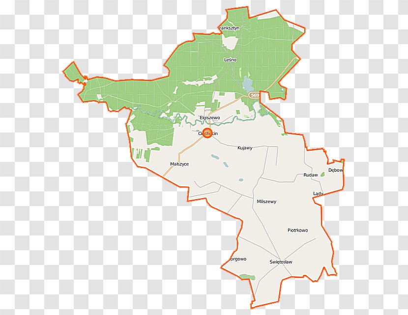 Piotrkowo, Kuyavian-Pomeranian Voivodeship Elgiszewo Rudaw Miliszewy Morgowo - Ecoregion - Map Plan Transparent PNG