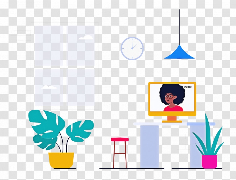 Working From Home Transparent PNG