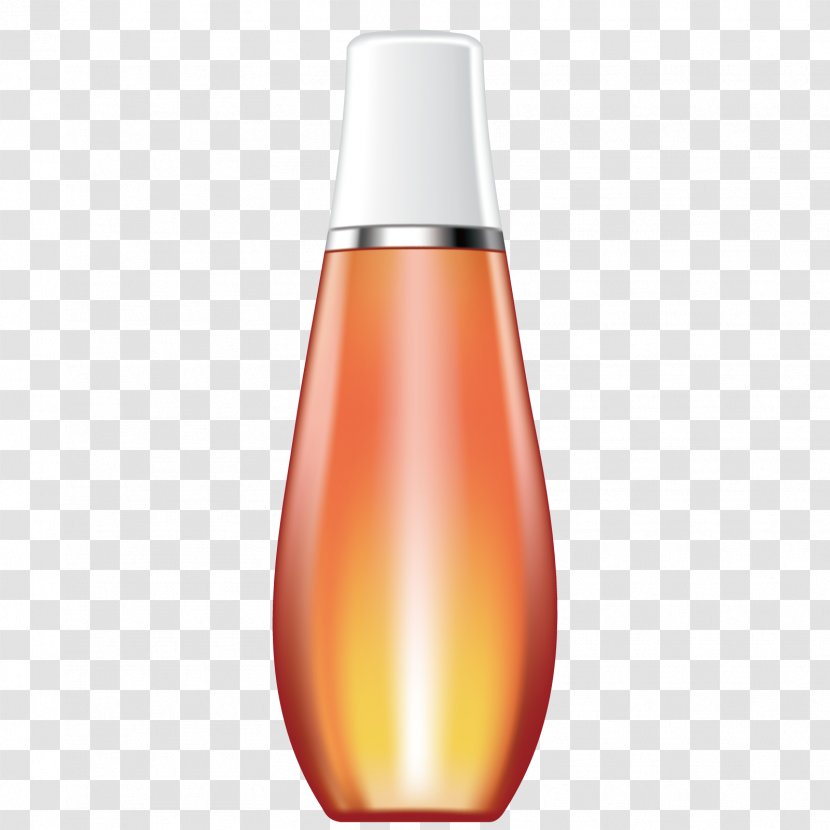 Shampoo Bottle - Glass - Vector Orange Transparent PNG