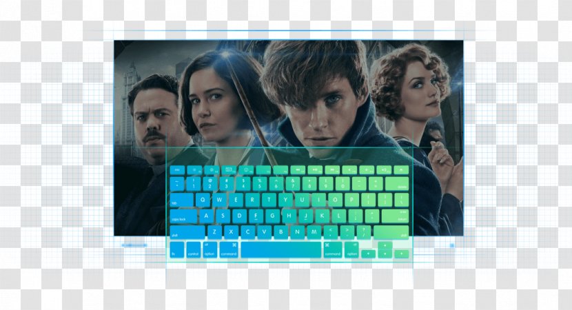 Fantastic Beasts And Where To Find Them Film Series Video United Kingdom Display Device Billboard - Poster - Macbook Template Transparent PNG