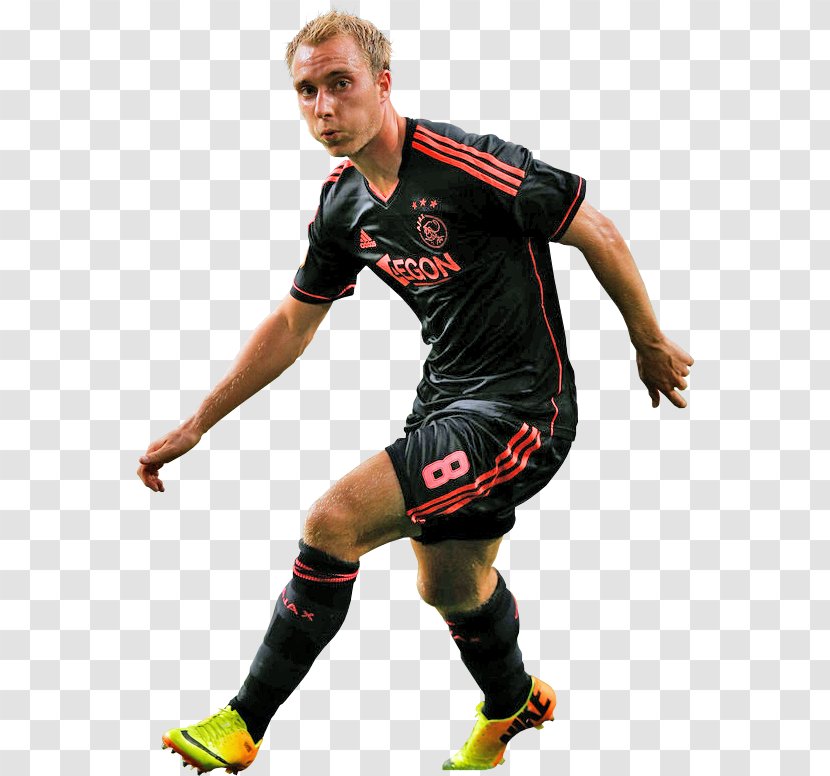Team Sport Uniform Football Player Sporting Goods - Christian Eriksen Transparent PNG
