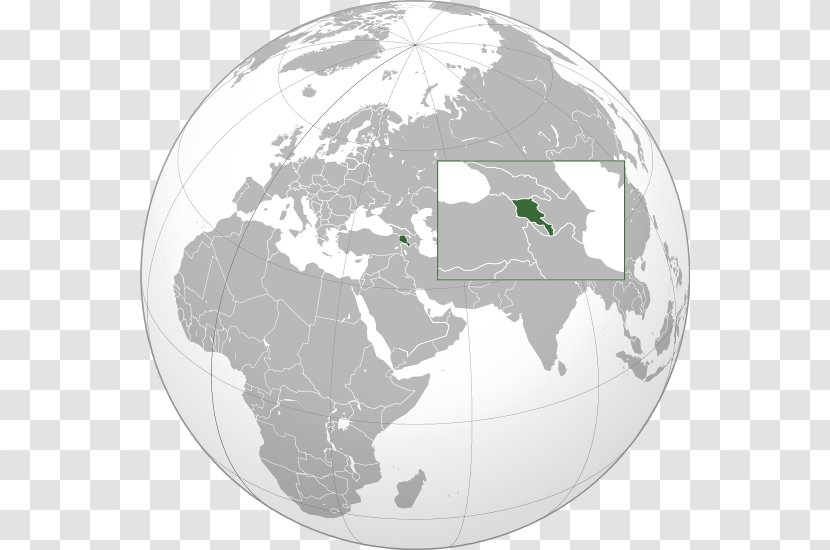 Armenia Azerbaijan World Nagorno-Karabakh Globe - Earth Transparent PNG
