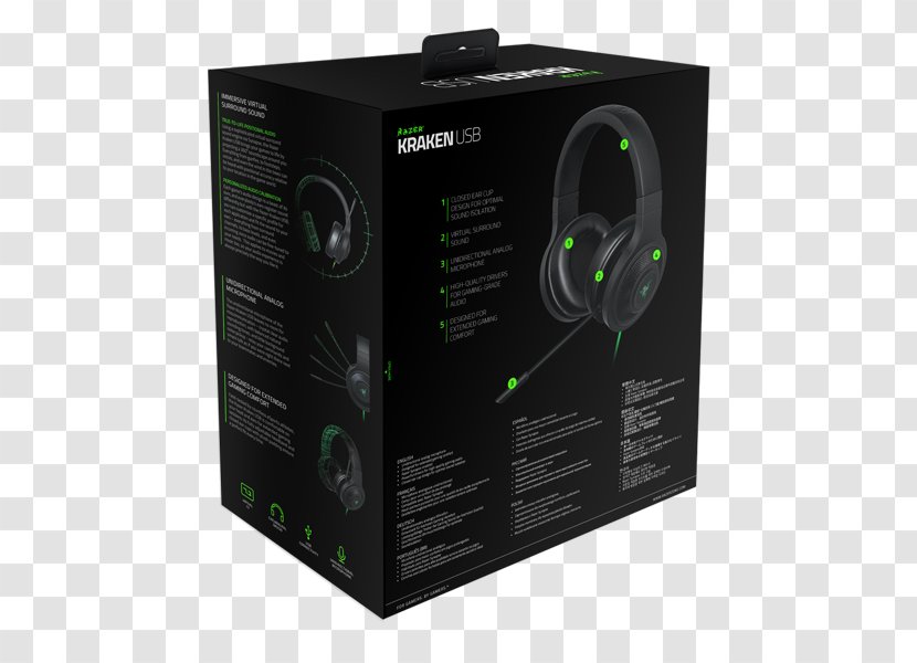 Microphone Headset Razer Inc. Headphones Xbox One - Electronic Device - Usb Ps4 Transparent PNG