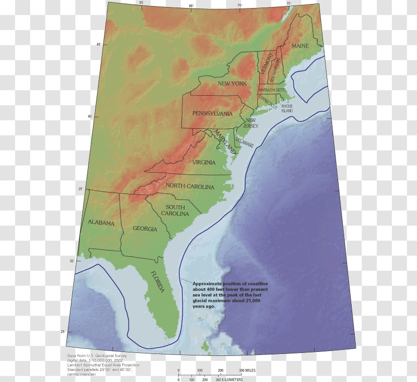 East Coast Of The United States Ice Age West Last Glacial Period - Underestimate Clipart Transparent PNG