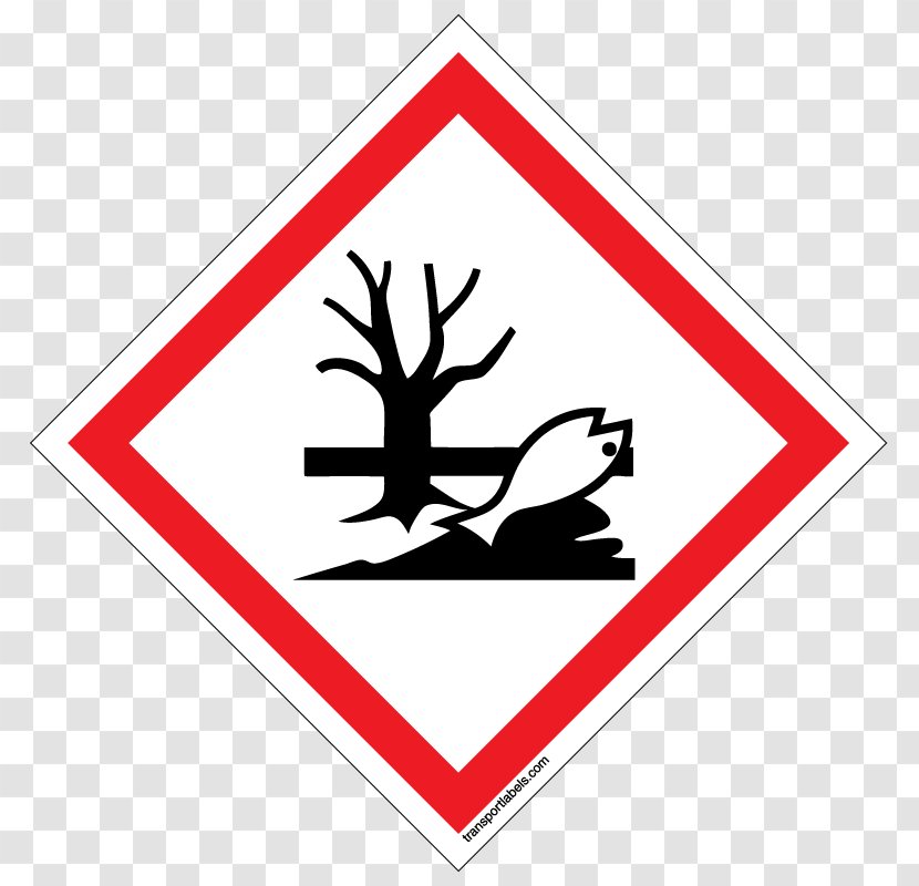 GHS Hazard Pictograms Globally Harmonized System Of Classification And Labelling Chemicals Communication Standard Environmental - Pictogram - No Chemical Added Transparent PNG