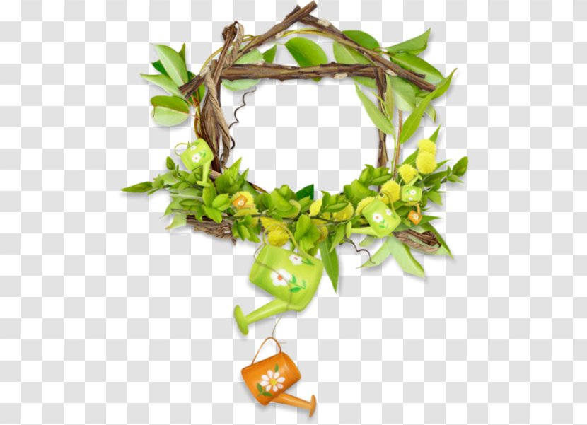 Twig Plant Leaf Root - Wreath Transparent PNG