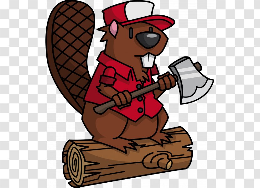 Beaver T-shirt Lumberjack Clip Art - Cartoon Transparent PNG