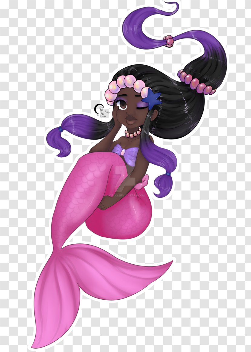 Mermaid Illustration Cartoon Poster Fairy - Heart - Painted Lady Contest Transparent PNG