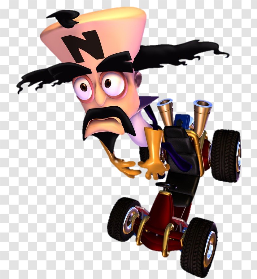 Crash Team Racing Tag Bandicoot: The Wrath Of Cortex Doctor Neo Video Game - Wiki - Kart Transparent PNG
