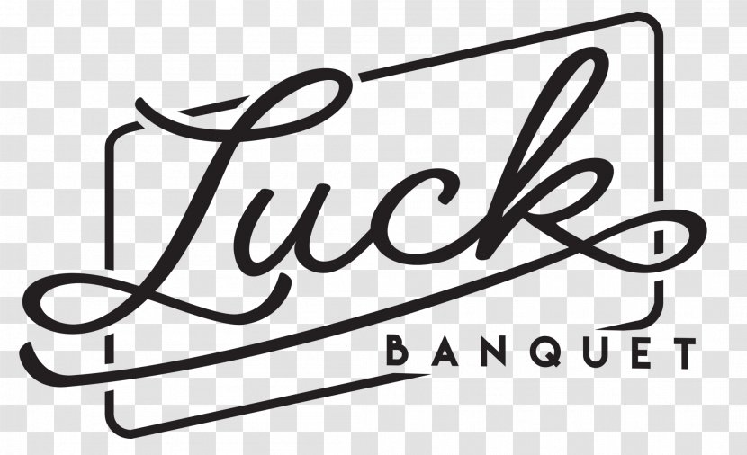 Logo Potluck Banquet Calligraphy Transparent PNG