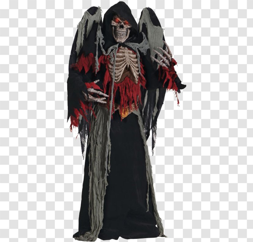 Death Halloween Costume Winged Reaper Child - Vs Grim Transparent PNG
