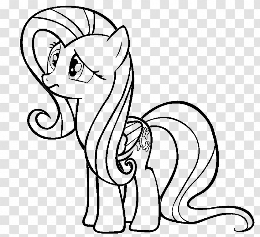 Fluttershy My Little Pony Coloring Book Applejack - Heart - Pj Masks Transparent PNG