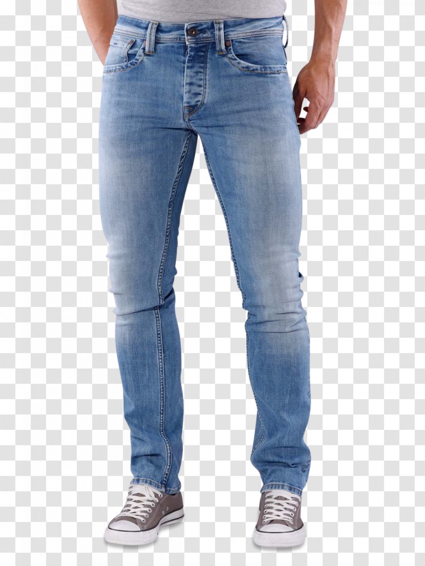 Jeans Denim Blue Slim-fit Pants Diesel - Men Transparent PNG