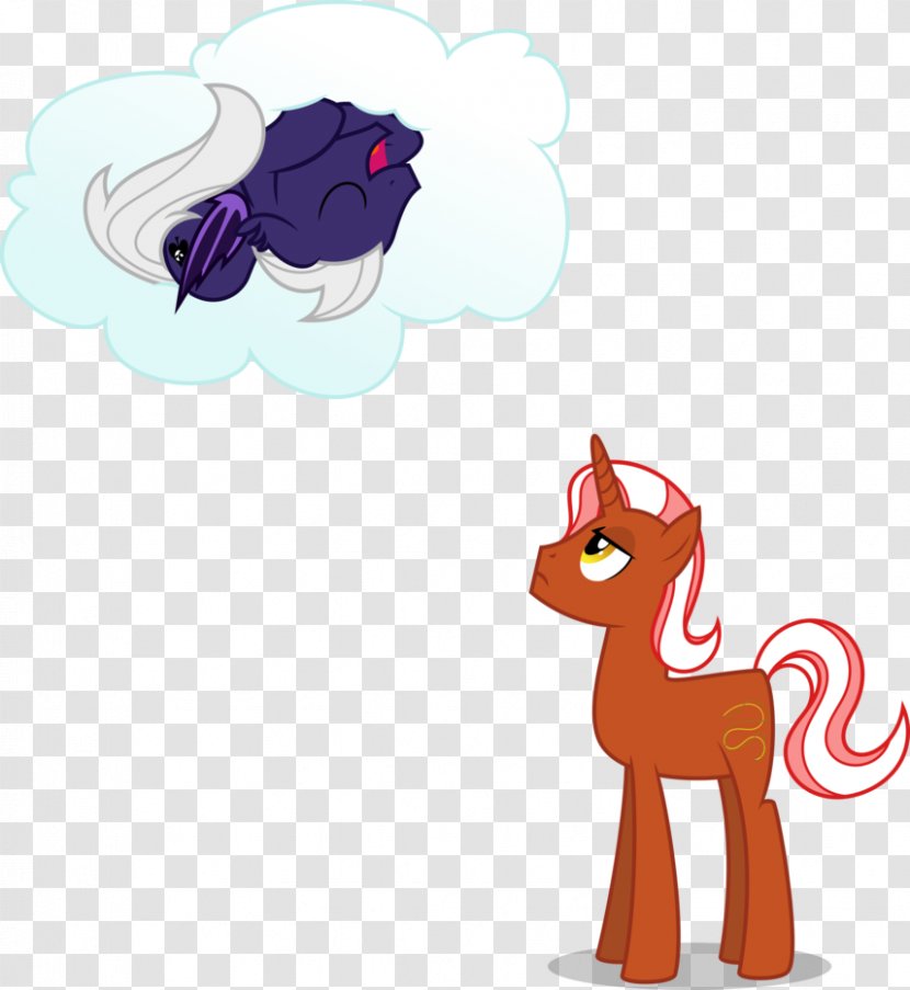 Horse Pony Cat Mammal - Silhouette - The Sleeping Unicorn Transparent PNG