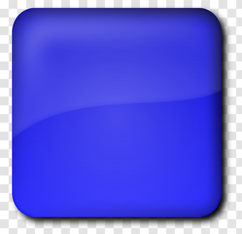 Button Clip Art - Cobalt Blue - Midpoint Cliparts Transparent PNG