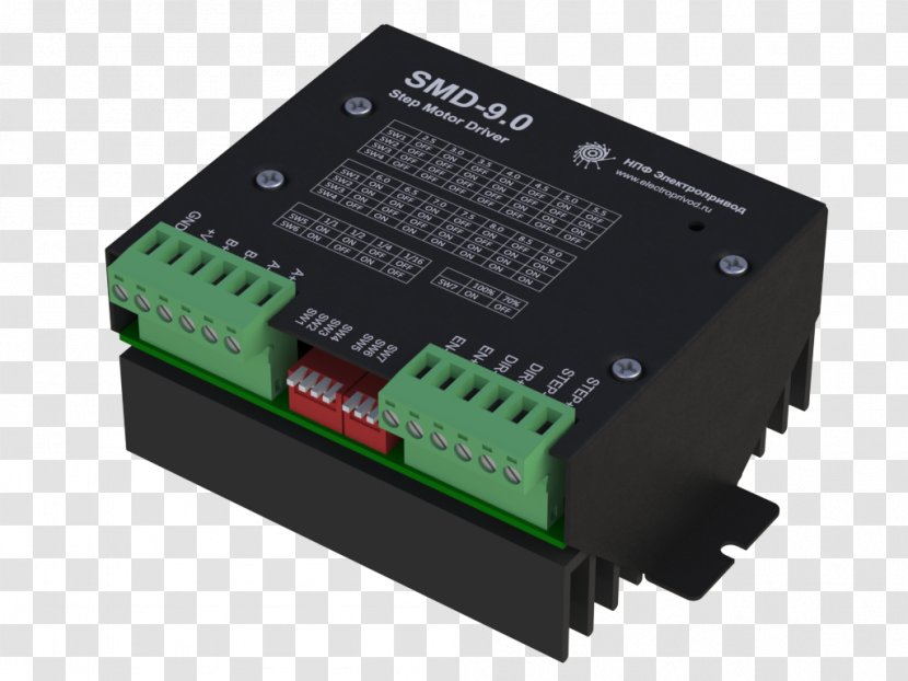 Stepper Motor Controller Electric Digital Data - Motorantrieb Transparent PNG